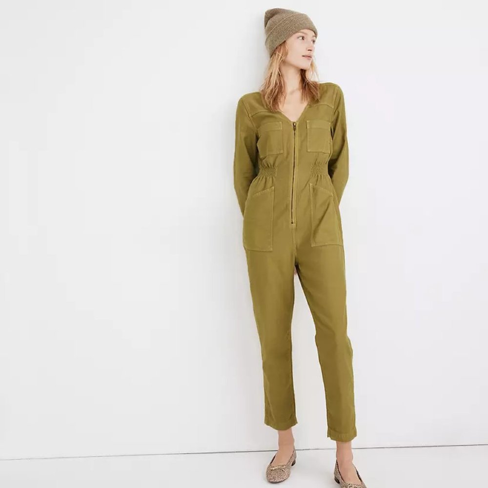 Madewell Patch Pocket Coverall Jumpsuit